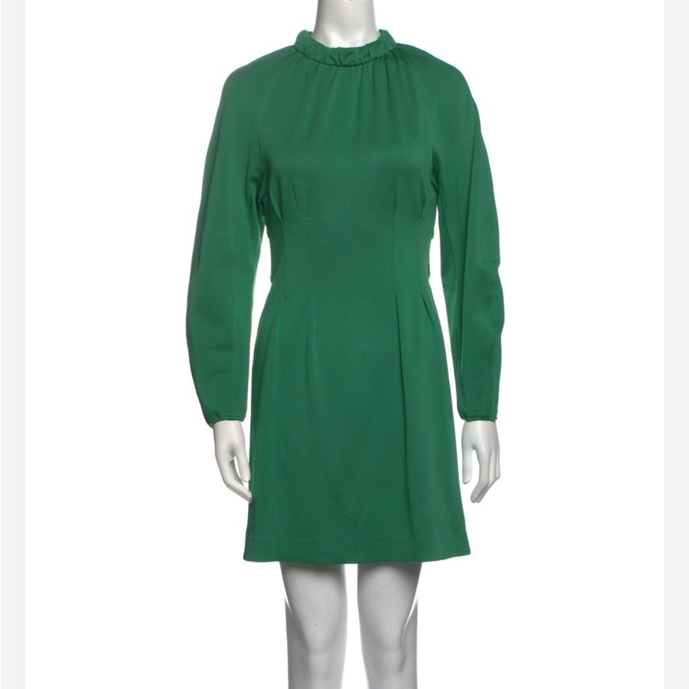 Tibi Mock Neck Mini Dress